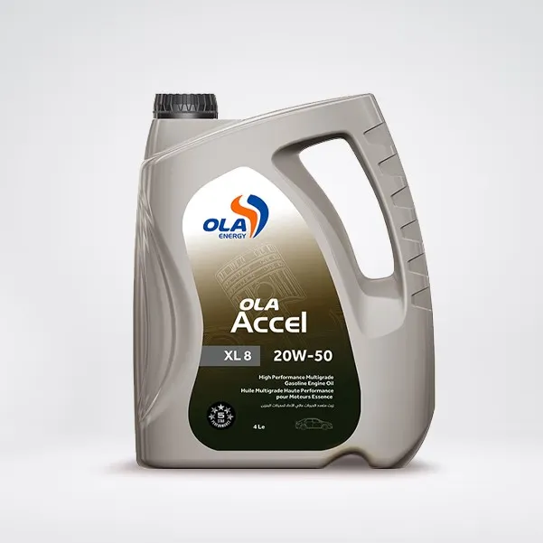 اولي انرجي تام رصاصي 1 لتر % ola energy accel xl8 20w-50