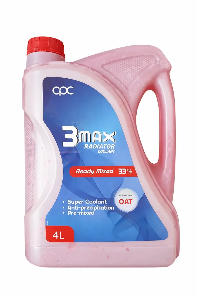 التعاون مياه حمرا 33% 4لتر & cpc 3max radiator coolant ready mixed 33% 4le