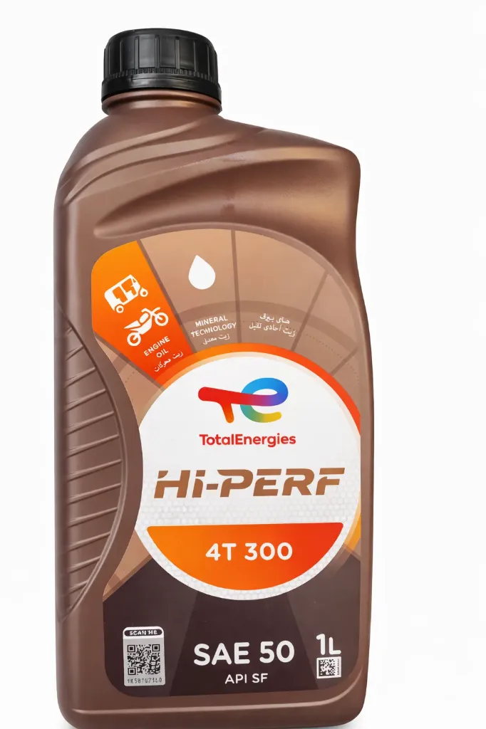 توتال 1 لتر & totalenergies hi-perf 4t 300 sae 50 api sf